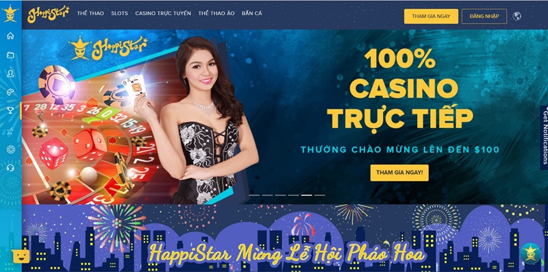 Happistar - Nhà cái Casino sòng bạc trực tuyến lớn nhất châu Á - Ảnh 1